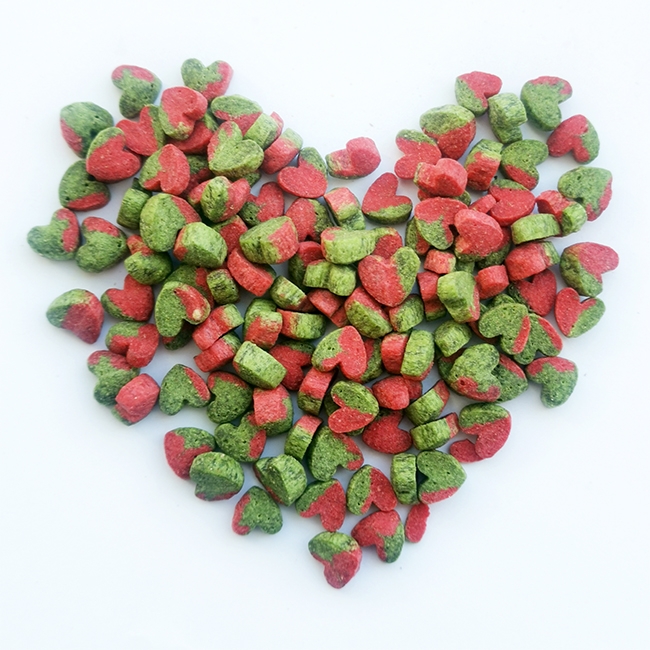 LSFD-02-Two-color catgrass Grain (Heart shape)